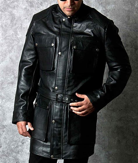 custom made replica bane jacket|bane leather coat.